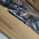 8-inch Wheel Trailer Jack, 13" Vertical Movement, 2000 lbs, for RV, Boat, Trailer and More, Black