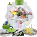 New 17 inches Balloon Stuffer Kit Balloon Stuffing Machine to Wrap Gift Balloon Filling Kit with Balloon Expander, Air Pump, 5 bobo, 5 Latex Balloons