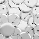 110 Sets 58mm / 2.28 inch (Approx. 2.25) Button Maker Supplies, Blank Pins Buttons Press for DIY Badge Maker Machine, Parts to Create Custom Pins