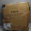 Peel & Stick Acoustic Wood Slat Wall Panels  23  23 3D Wood-Grain Soundproof Panels, 4 Pack  Waterproof Decorative Noise-Reducing Wall Panels for Home Office & Studio (Graphite Gray)