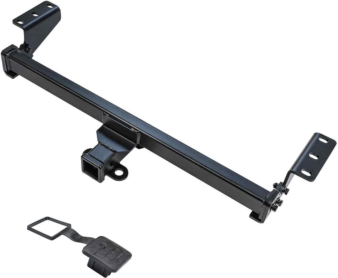Class 3 Trailer Hitch, Compatible with Ford Bronco Sport 2021-2024, Tow Hitch 2-Inch Receiver, Multi-Fit Hitch to Receive Ball Mount, Cargo Carrier, Bike Rack, Tow Hook Black Matte. 13474
