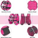 FUFF Weighted Vest Woman, 5/10/12/15/20/25/30 LB Womens Weight Vest for Walking, Strength Training Weight Vests for Female Men, Reflective Stripe Body Vest for Workout Running Jogging Fitness
