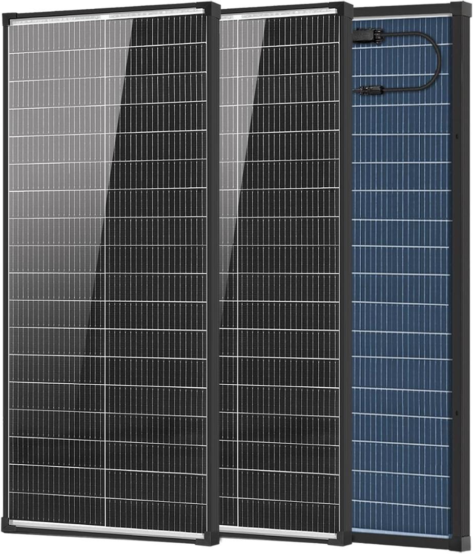 100 Watt Solar Panel, N-Type Solar Panel 18BB 25.6% High-Efficiency