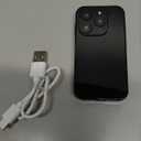 Mini Phone Unlocked World's Smallest 3.0" HD Touch Screen Mini Smartphone Android Compact Mobile Phone for Kids &Students Cell Phone wih Quad-Core Dual SIM Face lD2GB+16GB Black