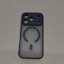 Symcele Designed for iPhone 17 Pro Case, Compatible with MagSafe, [Camera Protection] [15FT Military Drop Protection] Shockproof Translucent Matte Anti-Slip Phone Case, 6.3", Deep Blue