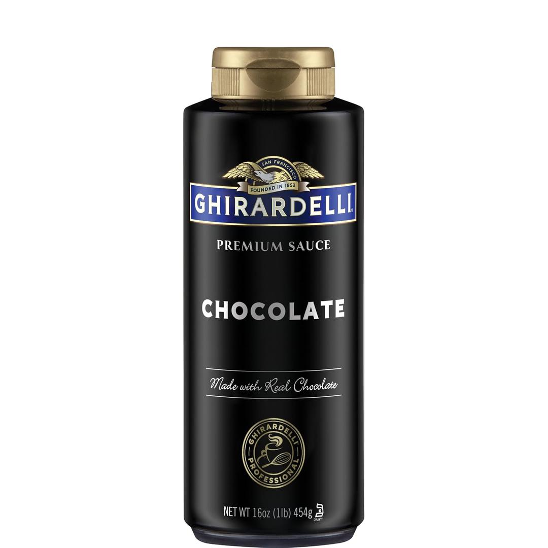 Ghirardelli Chocolate Flavored Sauce, Chocolate, 16-Ounce Bottles (Pack of 1)