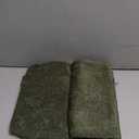 MIULEE Pack of 2 Olive Green Decorative Pillow Covers 18x18 Inch Soft Chenille Couch Spring Throw Pillows Farmhouse Cushion Covers for Home Decor Sofa Bedroom Living Room
