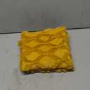 Volcanics Pack of 2 Faux Wool Throw Pillow Covers 20x20 Inches Decorative Farmhouse Velvet Couch Pillow Case Soft Plush Square Boho Cushion Pillowcase, Yellow