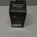 Glass Cocktail Shaker Set - Glass Shaker for Drinks, Shaker Set for Bars, Whiskey, Cocktails (Gold, 13 oz)