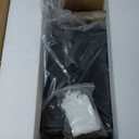 Large 4-Light LED Outdoor Pendant Lights for Porch Black Outdoor Chandelier 5CCT Dimmable Exterior Hanging Pendant Porch Light Fixtures LED Integrated Included Outside Lantern for Entrance