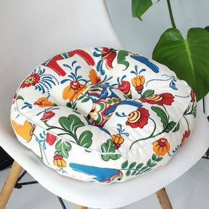 vctops 1PC Indoor Outdoor Bohemian Round Chair Cushion Seat Pad Floor Cushion Pillow (Horse 2, 16"X16")