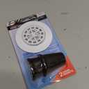 DANCO Hair Catcher for Stand-Alone Shower Drain Cover | 3-inch Shower Drain Openings | Strainer Snare | White (10533)