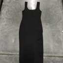 Forever 21 Women's Ponte Knit Midi Tank Dress, XS, Black