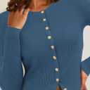 PRETTYGARDEN Womens 2025 Fall Cardigan Sweaters Lightweight Long Sleeve Button up Ribbed Knit Tops Winter Fashion Clothes (M)