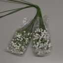 Yastouay Babys Breath Artificial Flowers, 6Pcs Fake White Babys Breath Flowers Artificial Bulk, Real Touch Faux Babies Breath Gypsophila Bouquet for Wedding Floral Arrangement Party Decor