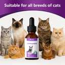 Cat Constipation Relief,Liquid Drops Laxative for Felines,100% Pure Natural Gentle Herbal Supplement,Pets Stool Softener,Promote Digestive Health,Probiotic Gut & Immune Support