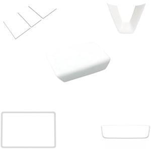 frani Center Console Cover 5Pcs Set for Tesla Model 3 2024-2026 Highland and Model Y Juniper 2025,Tesla Interior Center Console Cover Decor Accessories White