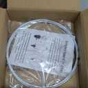 Set of 2 Tall Drum Lampshades for Table, Floor & Bedside Lamps - 10 * 10 * 10 inch, Medium Beige Gray Shades - Natural Fabric Spider Fitter - Modern & Rustic Interiors - By GO&SO Assembly Required (Oatmeal-Linen)