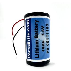 Rytec 3.6V 19Ah Lithium Battery, PB-00111193, with Wire Leads