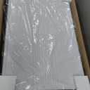 SAILUN 116Gal/464Qt Stackable Storage Bins Folding Collapsible Storage Bins with a Lid, Closet Organizers and Storage,White 26" W x 17" D x 56.7" H