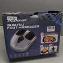 Shiatsu Foot Massager with Heat,Vibration,Air Compression and Deep Kneading for Plantar Fasciitis, Neuropathy,Improve Foot Wellness,Gifts for Women & MenSilver