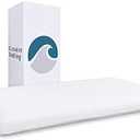 Bluewave Bedding Hyper Slim Gel Memory Foam Pillow for Stomach and Back Sleepers - Thin, Flat Design for Cervical Neck Alignment and Deeper Sleep (2.25-Inches Height, King Size)