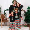 VNVNE Family Christmas Matching Pajamas Sets for Women/Men/Couples/Adults (XX-Large, Green Wish)
