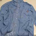 Men's Iconic Denim Regular Fit Snap Shirt, Size M
