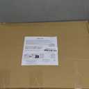 Amazon Basics Faux Linen Blackout Curtains for Bedroom and Living Room, 2-Piece Set with Grommets, 42" W x 95" L, White