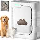 Meowant Air Purifiers for Home Pets, U-Shaped Air Inlet Pet Air Purifier for Home Large Room 2200Ft², H13 HEPA Filter, Washable Pre-Filter, PM2.5 Air Quality Monitor, Air Cleaner for Pet Hair Dander