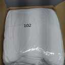 Mattress Topper Queen for Back Pain, Extra Thick Mattress Pad Cover, Plush Pillow Top, Deep Elastic Pocket, White