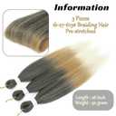 26 Inch 3 Pack Pre Stretched Braiding Hair