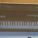 Donner 61 Key Keyboard Piano, Electric Piano Keyboard Kit with 249 Voices, 249 Rhythms - Includes Piano Stand, Stool, Microphone, Gift for Beginners, Black (DEK-610S), Full