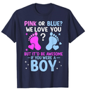 Boy or Girl? - Gender Reveal Party Men's T-Shirt Purrple M