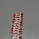 TOPBATHY  23 Pcs Snowflake Clothespins,Christmas Wood Clips, Small Craft Pegs,Photo Clips, for Holiday Party Festival(Red)