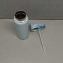 POWCAN 32 oz Insulated Water Bottle with 2-in-1 Straw and Spout Lid, Keep Cold 24H, Leak-Proof, BPA-Free, Double Wall Stainless Steel Water Bottle for Sports, Gym, Travel, and School (Sea Breeze)