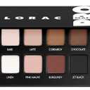 LORAC PRO Matte & Shimmer Eyeshadow Palette, Metallic High Pigmented, Mirror Compact