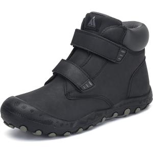 Mishansha Kids Hiking Boots Toddler Girls Boys Hiking Shoes Water-Resistant Anti-Collision Non-Slip Athletic Outdoor Trekking Boots (6 Big Kid, Black 24)