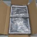 Expandable Cabinet Shelf Organizer Rack, Stackable Kitchen Counter Storage Shelves Stand, Adjustable Height Pantry Shelf Spice Rack (Black, 1 Pack) (8.7''D*15.7-25.6''W*9.8''H)