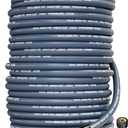 3/8" 4800PSI Pressure Washer Hose 200FT with Swivel Quick Connect for Cold/Hot Water Max 248F, Kink Resistant Steel Wire Braided, Wear Resistant Power Washer Hose with M22 14mm Adapter