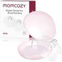 Momcozy Nipple Shield, Floral Contact Nipple Shield for Breastfeeding Moms with Flat or Inverted Nipples, Made Without BPA/BPS, 17mm, 1 Pair