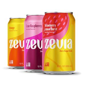 Zevia Zero Sugar Soda, Fruity Variety Pack, 12 oz Cans (24-Pack) – Naturally Sweetened, Zero Calorie Sugar Free Soda - Non-GMO Project Verified, Gluten-Free, Vegan, Best By: 08-14-2026 Zevia Zero Sugar Soda, Fruity Variety Pack, 12 oz Cans (24-Pack) – Naturally Sweetened, Zero Calorie Sugar Free Soda - Non-GMO Project Verified, Gluten-Free, Vegan, Best By: 08-14-2026