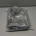 Marspark 30 Packs Pencil Pouch 3 Ring Binder Pen Pouch Cloth Pencil Pouches Zipper Pen Case Bag with Clear Window for School Office Writing Supplies Gifts (Black)