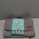 Alatino Portable Diaper Changing Pad for Baby, Detachable Travel Changing Pad with Baby Wipes Pocket, Gifts for Baby Shower, Newborn Girls and Boys (Grey)