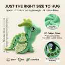 EASELR Wings of Fire Dragon Plush Toy Rainwing Dragon Stuffed Animals Pterosaur Plush Flying Dragon Pillow Plushies Gifts for Fans Kids Boys Girls (leafwing)