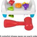 Fisher-Price Toddler Toy Tap & Turn Bench Pretend Tools 2-Sided Construction Set for Ages 1+ Years