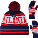 Vintage Classic Skull Cap Beanie Hat Cuffed Winter Hat Knit Comes with Warm Gloves Gifts for Unisex Fans