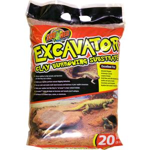 Zoo Med Laboratories Excavator Clay Burrowing Substrate, 20 lb