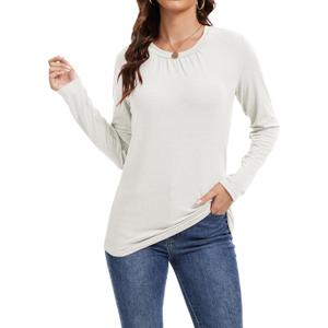 Women's Long Sleeve Tunic Tops (M)