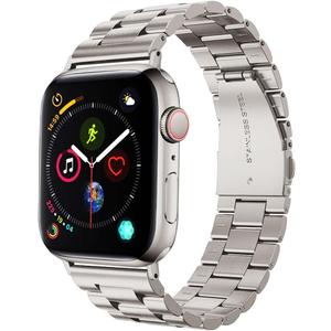 SUPOIX Compatible with Apple Watch Bands 46mm/44mm/45mm/49mm/42mm/41mm/40mm/38mm,Stainless Steel Metal Band for iwatch 11/10/9/8/7/6/5/4/SE/3/2/1/Ultra 3 2 1 for Men & Women